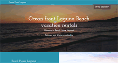 Desktop Screenshot of beachhouselaguna.com