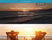 Tablet Screenshot of beachhouselaguna.com